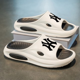 男女款室內外兩用拖鞋，踩屎感透氣速乾，厚底防滑防水，軟底涼感防臭, 42-43, 白色