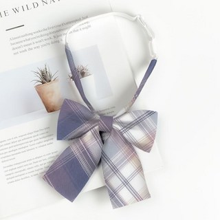 【砂糖夢境】JK領結小物日系軟妹正統學生少女學院風格子蝴蝶結水手服領花免打, 1個