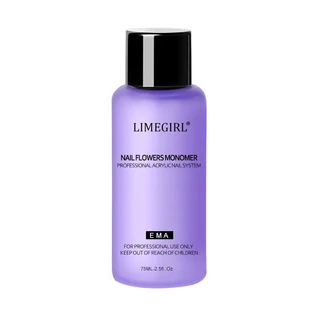 Limegirl 대용량 네일 아크릴 액체 모노머 크리스탈 40/70/120/240ml 아트 DIY 파우더 매니큐어, 01 75ml