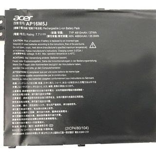 保三 AP16M5J 電池 適用於A315-31 A315-32 A315-34 A315-41g A515-51 宏碁筆記型電腦, 1個