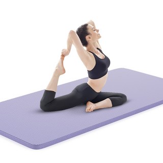 원트두 요가매트 NBR 프리미엄 필라테스 스트레칭 운동매트, 1개, 토란퍼플