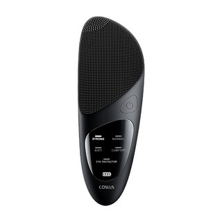 COSLUS 메이크업 세안 + 눈가 마사지 히팅 진동클렌저, 블랙, JMY05