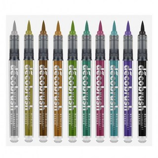 카린 데코메탈 브러쉬마카 낱색 10컬러, METALLIC GREEN  8535