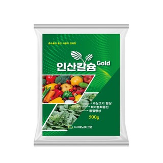 더쎈 수용성 인산칼슘골드 인산가리 인산칼리 칼슘비료 500g, 1개