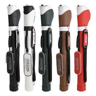 [어베이브] 파크골프채 가방 하드케이스 솔리드 싱글 스탠드, 레드