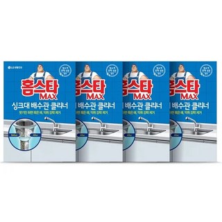 홈스타맥스싱크대 배수관 클리너 4팩