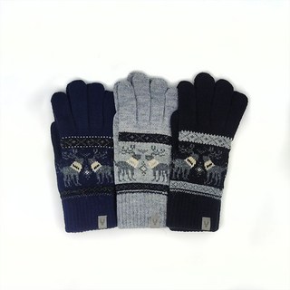 CERF BELL 麋鹿針織手套 男士秋冬保暖 台灣製造