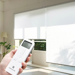 창안애 맞춤제작 전동 롤스크린 리모컨 1개 포함