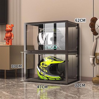 헬멧 보관함 캐비닛 수납 트렁크 정리함 배달통 수납함, 풀페이스 수납 확대형 47 32x62 2개, 기본 모델명/품번