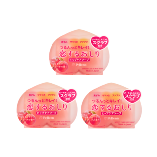 펠리칸솝 코이스루오시리 사랑에 빠진 엉덩이비누 / 정품판매자:후프코퍼레이션 (판매자명을 꼭 확인해주세요), 80g, 3개입