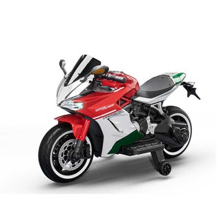 BEINI貝婗 競速兒童電動重機(親子電動車 兒童機車 單驅動 玩具電動機車/BN-959) IC一年保固, 紅色, 1個