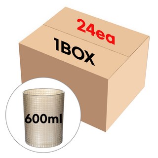 캔들 용기 골드 스톤 600ml 24개 (1BOX) DIY 재료 향초