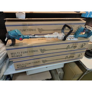 牧田款 24V電動割草機 加碼送工具包 鋼絲打草繩 小型家用除草機 鋰電打草機 手持鋰電園藝除草機, 1個, 主機+配件(無電池跟充電器)