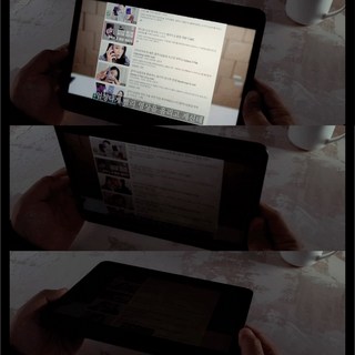 갤럭시탭 사생활보호 AG 지문방지 프라이버시 정보보안 필름, 상하 안보임 1매