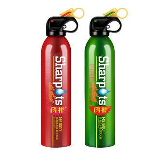 現貨 簡易式滅火器 車用滅火器 家用滅火器 居家安全 簡易泡沫滅火器 消防器材 高溫防爆, 滅火器【紅罐】, 1個, 600ml