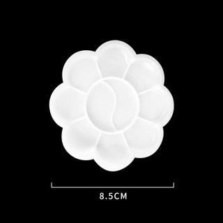 手繪流體熊DIY材料包 暴力熊公仔鑰匙圈 塗鴉彩繪娃娃玩具 幼兒園分享禮 BSMI認證, 調色盤小, 1個