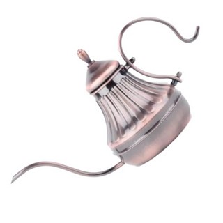 宮廷壺 304復古古典打點宮廷壺 古銅色咖啡壺 手沖壺 漏長嘴細口壺 復古咖啡壺 古典咖啡壺, 1個, 650ml古銅色手沖壺, 壺身、壺蓋、提手, 650ml