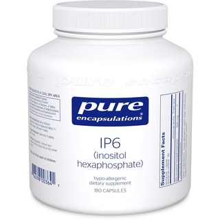 Pure Encapsulations IP-6肌醇六磷酸無麩質膠囊, 180顆, 1罐