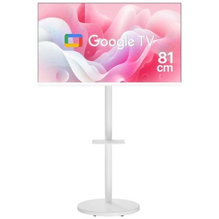 10% 환급가전 위드라이프 구글 32인치 스마트TV 무빙라이프 삼탠바이미 세트 1등급 안드로이드, 고객직접설치 택배배송-화이트세트