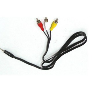 3.5mm 轉 音源轉接線 RCA端子 公對公 60公分, 1個