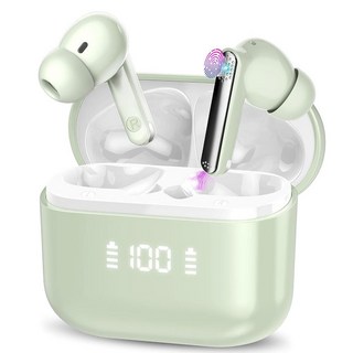 SKIUDCT Translator 이어버드 헤드폰 번역기 타로 퍼플, SKIUDCT Translator 이어버드 헤드폰 번역, Green