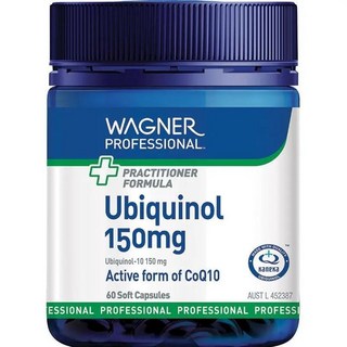 호주 와그너 Wagner Ubiquinol Soft Capsules 유비퀴놀 150mg 소프트 캡슐, 6개, 60정