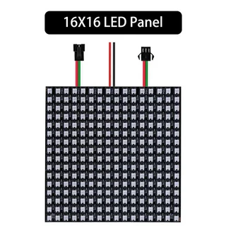 매트릭스 주소 지정 LED 패널 스마트 픽셀 스크린 28 키 마이크 음악 블루투스 컨트롤러 DC5V WS2812B, 02 발광 Color2