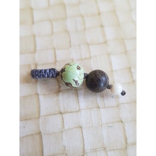 天然湖北原礦綠松石復古風隨意吊墜-個性百搭平安吉祥