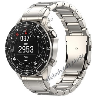Garmin 佳明專用扣 純鈦錶帶 22mm 26mm 雙保險扣 鈦合金錶帶 Fenix 8 7 Tactix 替換腕帶, 鈦色【鈦合金錶帶】,26mm【佳明專用扣】, 1個