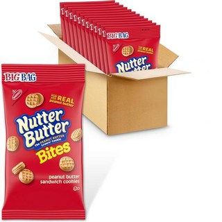 Nutter 버터 Bites 땅콩 샌드위치 쿠키 빅백 12~3oz 팩, 1개
