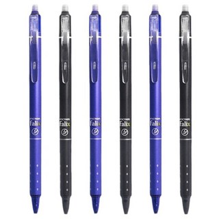 按壓式可擦中性筆 - 0.5MM摩擦筆，可擦原子筆, 藍色單隻, 1個, 藍色單隻