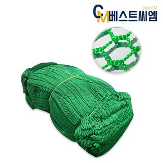 베스트씨엠 국산 안전망 그물망 4m x 50m 낙화물방지 추락방지 골프망 건설안전망, 녹색, 1개