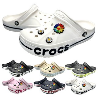 [크록스 정품] CROCS 바야밴드 클로그 슬리퍼 +모아츄 악세세리 포함