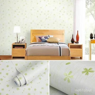 自粘墻紙60CM寬 家具墻壁翻新防水貼紙客廳臥室背景墻裝飾壁紙, 歐式玫瑰黃,60厘米寬--5米長, 歐式玫瑰黃