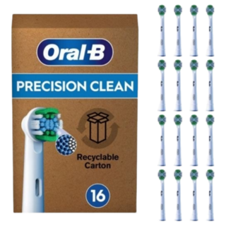 德國百靈 Oral-B 歐樂B EB20 Pro 專業精準刷頭 16入, 1個, EB-20 PRO