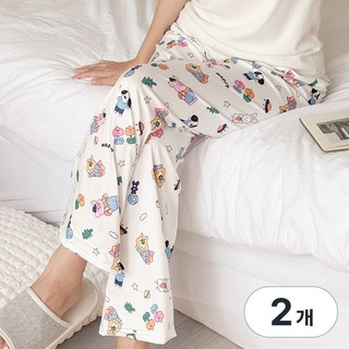 1+1 바바 진짜편한 캐릭터 파자마바지 매직팬츠 2장세트