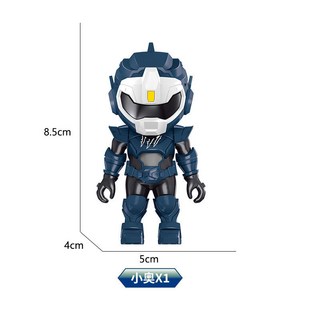 迷你特工隊超級恐龍力量兒童變形金剛機甲機器人男孩全套, 1個, 單只裝：小奧人偶