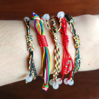 수능 합격 시험 소원 매듭 행운 팔찌