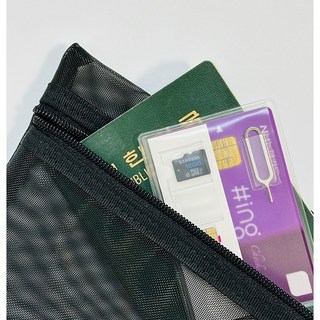 트립심 유심칩보관함 유심제거핀 유심 카드 케이스, 1개, 투명