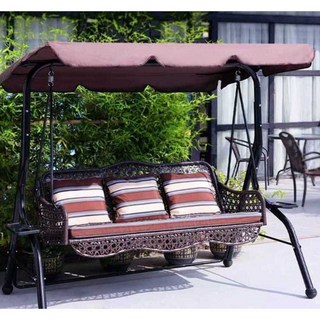 등나무 그네 카페 인테리어 흔들그네의자 탄화목 그네, (쿠션 제외) 커피