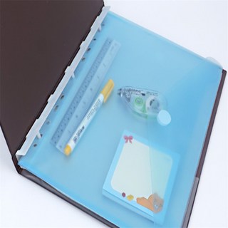 럭키픽스 바인더타입 A4 클리어파일 a4화일케이스, 흰색