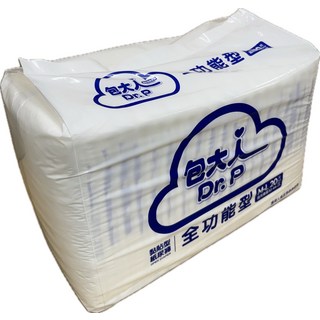 Dr.P包大人全功能型黏貼型紙尿褲M-L 20片 (適用腰圍32-44吋), 4個