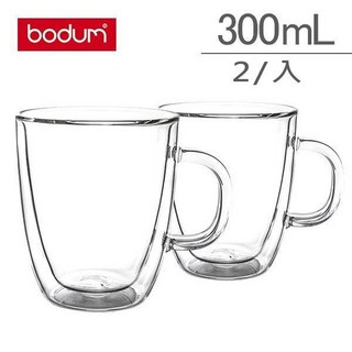 丹麥 Bodum BISTRO 雙層隔熱玻璃杯 300ml 咖啡杯 (2入), 1個