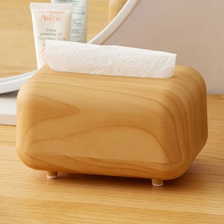 푸셔 원목 디자인 스프링 티슈 케이스 화장지, 1개, 우드