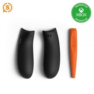엑스박스 컨트롤러 SCUF 프로 트리거 그립 키트 - 조절 가능한 인스턴트 공유 버튼이 있는 XBOX 무선 컨트롤러용 검은색, 블랙, 1개