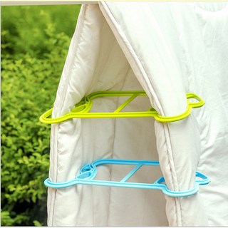 加厚防風曬被夾 大號棉被固定夾 防滑床單夾, 1個, 2只裝（顏色隨機）