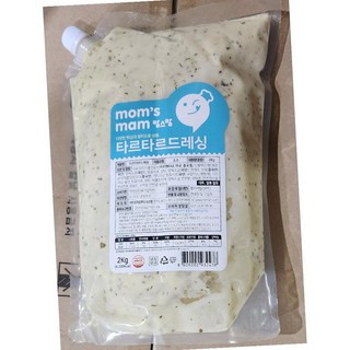 맘스맘 타르타르 소스 냉장 2kg 타르타르 소스 업소용 식자재