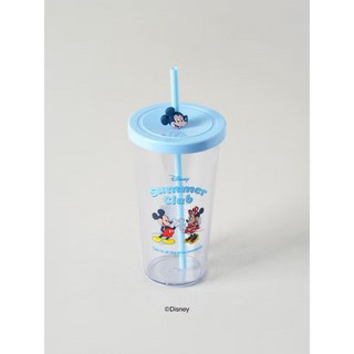 Be woman 現 預 韓國 大創 Daiso 米奇 冷水杯 水杯 附吸管 飲料杯, 1個