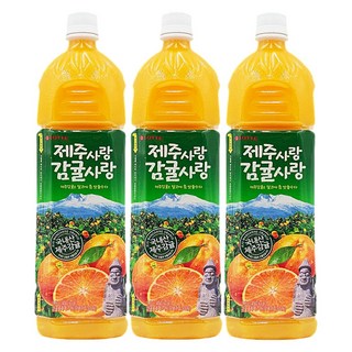 제주감귤 롯데 1.5L X 6펫, 3개