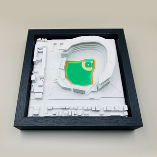 대전 한화생명 볼파크 - 지역별 야구장 미니어처 디자인 액자, Matt White